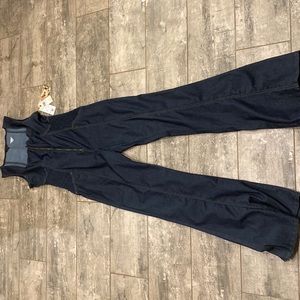 Denim jump suit